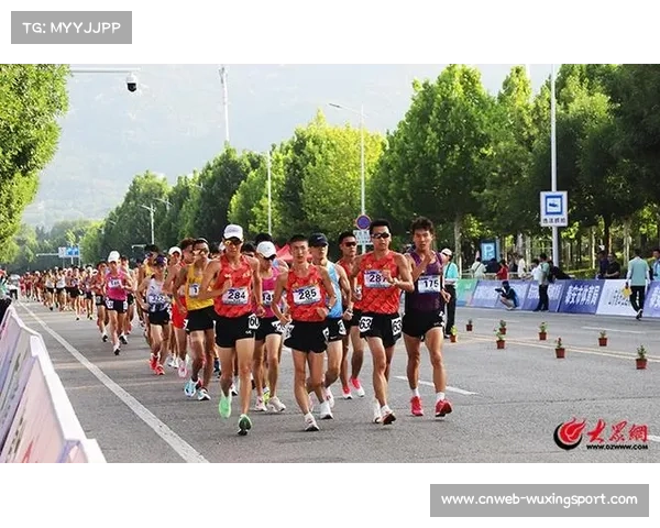 全国竞走锦标赛在山东泰安举行 251名运动员高温下奋力角逐